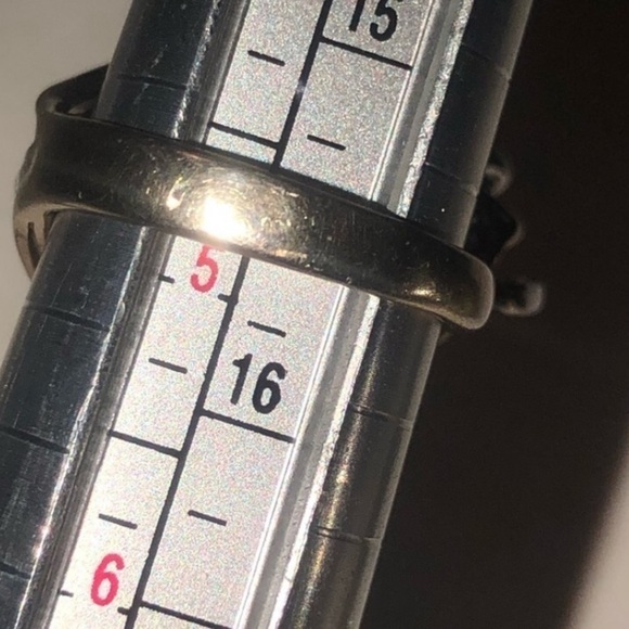 SONIA Bitton Sterling Silver Cz Abstract Leaf Vines Statement Ring Sz 4.75 - Picture 8 of 8